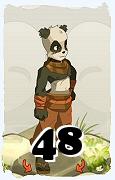 A Dofus character, Pandawa-Air, by level 48