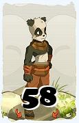 Um personagem do jogo Dofus, Pandawa-Ar, de nivel 58