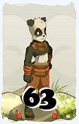 Un personnage du jeu Dofus, Pandawa-Air, au niveau 63