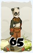 Un personaje del juego Dofus, Yopuka-Aire, de nivel 65