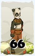 Un personnage du jeu Dofus, Pandawa-Air, au niveau 66