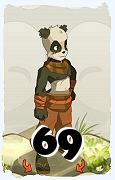 Un personnage du jeu Dofus, Osamodas-Air, au niveau 69