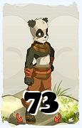 Um personagem do jogo Dofus, Sadida-Ar, de nivel 73