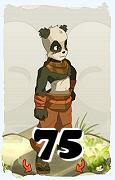 Um personagem do jogo Dofus, Osamodas-Ar, de nivel 75