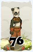 Un personnage du jeu Dofus, Pandawa-Air, au niveau 76