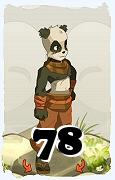 Un personaggio del gioco Dofus, Pandawa-Aria, al livello 78