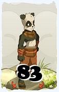 Un personaggio del gioco Dofus, Pandawa-Aria, al livello 83