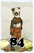 Un personnage du jeu Dofus, Pandawa-Air, au niveau 84