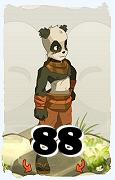 Un personaje del juego Dofus, Pandawa-Aire, de nivel 88