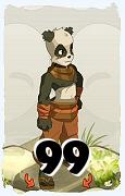 Un personaggio del gioco Dofus, Pandawa-Aria, al livello 99