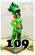 A Dofus character, Rogue-Air, by level 109