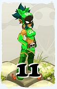 A Dofus character, Rogue-Air, by level 11