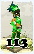 Um personagem do jogo Dofus, Steamer-Ar, de nivel 113