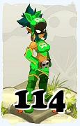 A Dofus character, Rogue-Air, by level 114