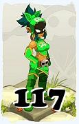 A Dofus character, Sram-Air, by level 117