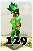 Um personagem do jogo Dofus, Roublard-Ar, de nivel 129