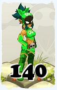 A Dofus character, Ecaflip-Air, by level 140