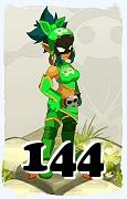 A Dofus character, Rogue-Air, by level 144