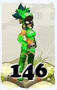 Um personagem do jogo Dofus, Roublard-Ar, de nivel 146