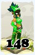 Um personagem do jogo Dofus, Roublard-Ar, de nivel 148