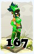 Um personagem do jogo Dofus, Roublard-Ar, de nivel 167