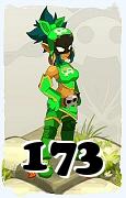 A Dofus character, Ecaflip-Air, by level 173