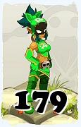 Um personagem do jogo Dofus, Roublard-Ar, de nivel 179