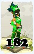 Um personagem do jogo Dofus, Roublard-Ar, de nivel 182