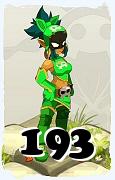 Um personagem do jogo Dofus, Roublard-Ar, de nivel 193