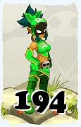 Um personagem do jogo Dofus, Roublard-Ar, de nivel 194