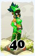 A Dofus character, Rogue-Air, by level 40