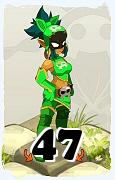 A Dofus character, Rogue-Air, by level 47