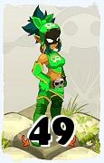 A Dofus character, Rogue-Air, by level 49