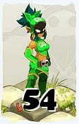 A Dofus character, Rogue-Air, by level 54