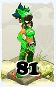 Um personagem do jogo Dofus, Sram-Ar, de nivel 81