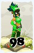 Um personagem do jogo Dofus, Cra-Ar, de nivel 98