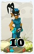 A Dofus character, Rogue-Air, by level 10