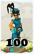 Um personagem do jogo Dofus, Roublard-Ar, de nivel 100