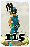 A Dofus character, Cra-Air, by level 115