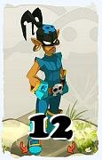 A Dofus character, Rogue-Air, by level 12