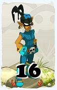 A Dofus character, Rogue-Air, by level 16