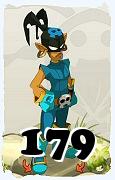 Um personagem do jogo Dofus, Xelor-Ar, de nivel 179