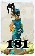 A Dofus character, Rogue-Air, by level 181