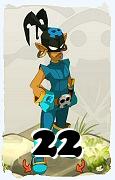 A Dofus character, Rogue-Air, by level 22