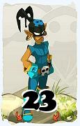 A Dofus character, Rogue-Air, by level 23