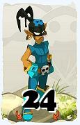 A Dofus character, Rogue-Air, by level 24