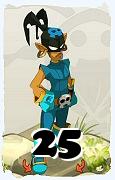 A Dofus character, Rogue-Air, by level 25