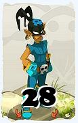 A Dofus character, Rogue-Air, by level 28