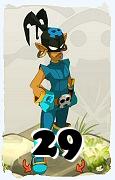 A Dofus character, Sacrier-Air, by level 29