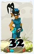 A Dofus character, Rogue-Air, by level 32